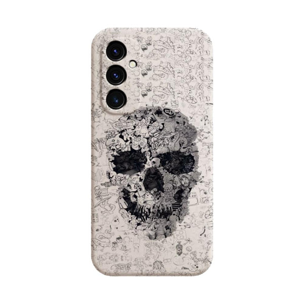 Coque Samsung A05S Doodle Skull