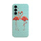 Coque pour Samsung A05S Flamingo love