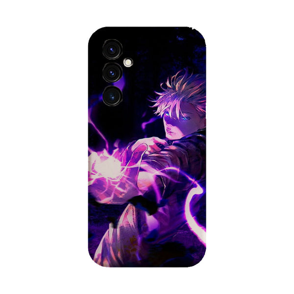 coque samsung A05S Gojo Satoru fond noir