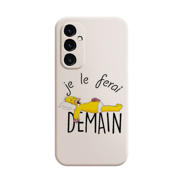 coque samsung A05S Je le ferai demain Homer donuts