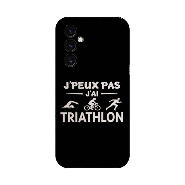 Coque Samsung Galaxy A05S Je peux pas j'ai Triathlon