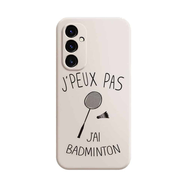 Coque Samsung Galaxy A05S Je peux pas j'ai Badminton