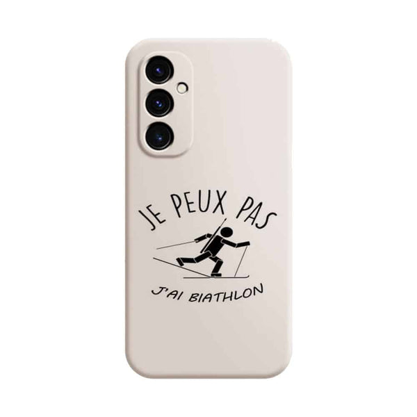 Coque Samsung Galaxy A05S Je peux pas j'ai Biathlon