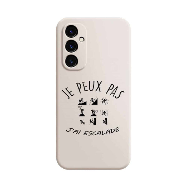 Coque Samsung Galaxy A05S Je peux pas j'ai Escalade