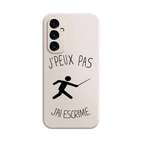 Coque Samsung Galaxy A05S Je peux pas j'ai Escrime