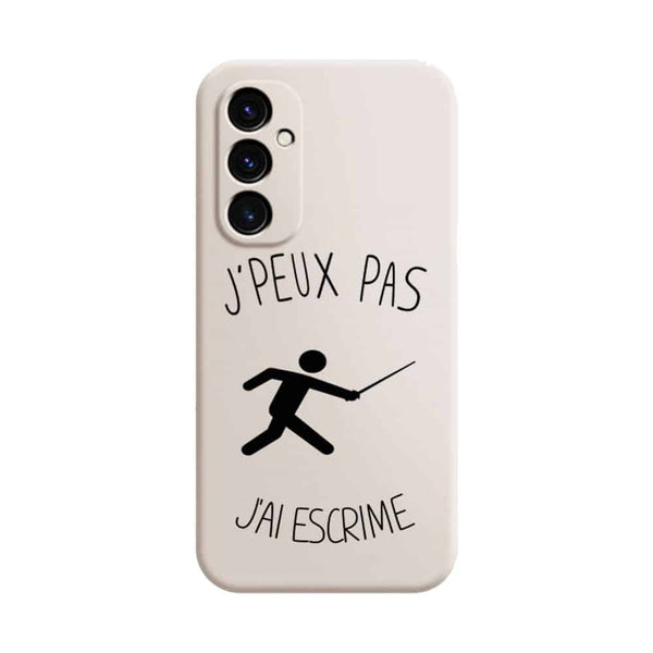 Coque Samsung Galaxy A05S Je peux pas j'ai Escrime