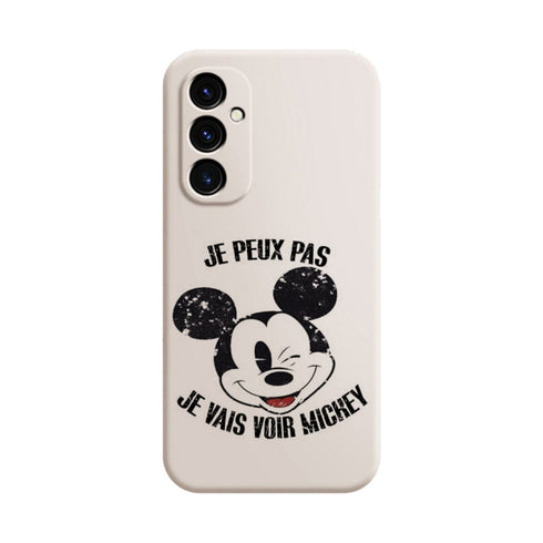 coque samsung A05S Je peux pas je vais voir Mickey