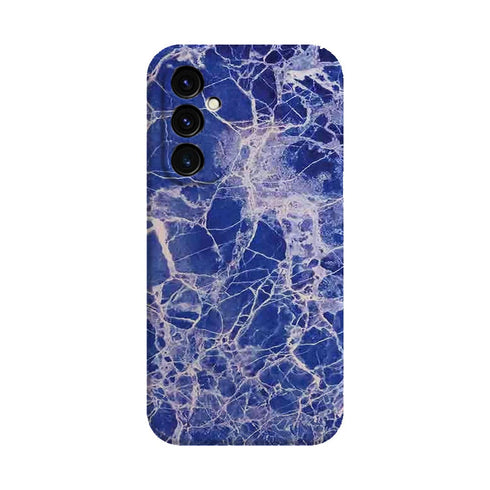 Coque Samsung Galaxy A05S Bleu Electrique Marble