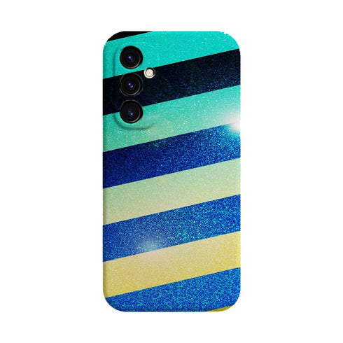 Coque pour Samsung A05S Striped colorful glitter