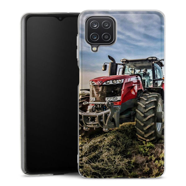 Coque Samsung A12 Agriculteur Massey Fergusson