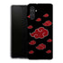 samsung a13 coque au look Nuages Akatsuki Rouge - Collection Manga Naruto - MaCoquePerso - Haute protection en silicone souple