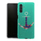 Coque Samsung Galaxy A13 5G ancre florale turquoise - MaCoquePerso