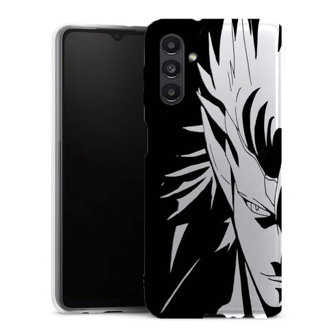 Coque Samsung Galaxy A13 5G Bleach, en silicone antichoc, noir et manga, de la collection Manga