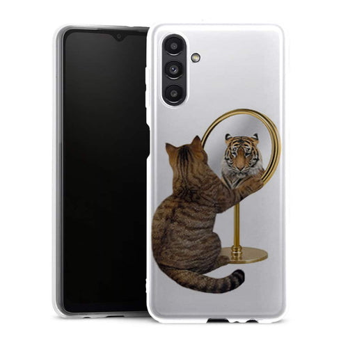 Coque Samsung Galaxy A13 5G Chat Tigre - MaCoquePerso
