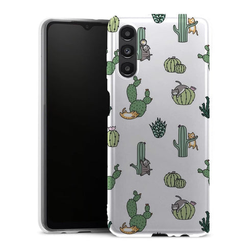 Coque Samsung Galaxy A13 5G Chats Cactus - MaCoquePerso