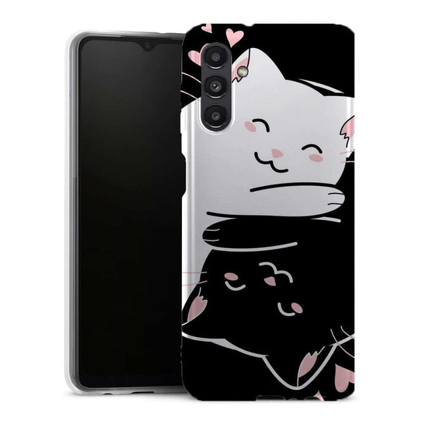 Coque Samsung Galaxy A13 5G Chats Kawaii Yin et Yang - MaCoquePerso