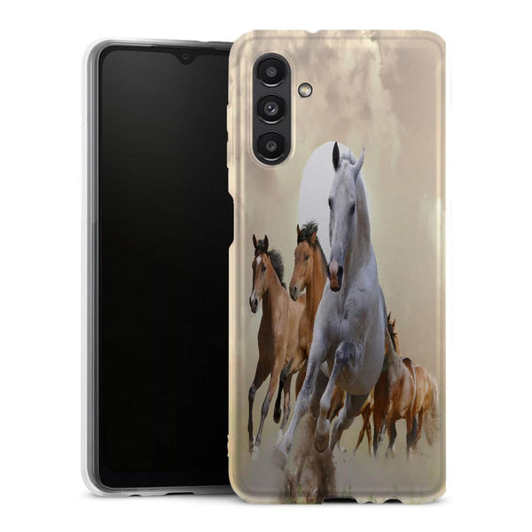 Coque Samsung Galaxy A13 5G Cheval Blanc - MaCoquePerso