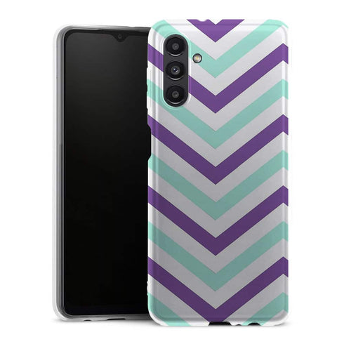 Coque Samsung Galaxy A13 5G Milka Chevrons - MaCoquePerso