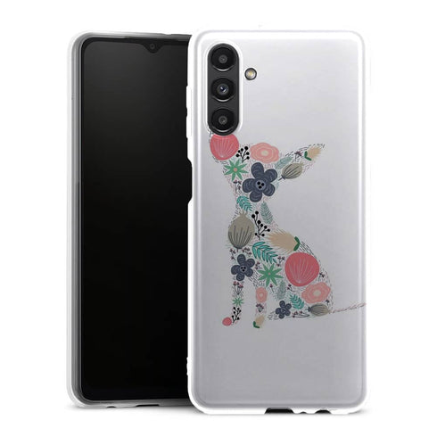 Coque Samsung Galaxy A13 5G Chihuahua floral - MaCoquePerso