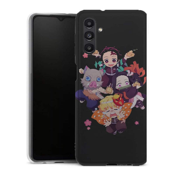 Coque smartphone Samsung A13 5G Demon Slayer Chibi - MaCoquePerso