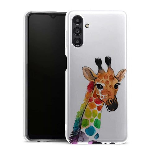 Coque Samsung Galaxy A13 5G Girafe Mulicouleurs - MaCoquePerso