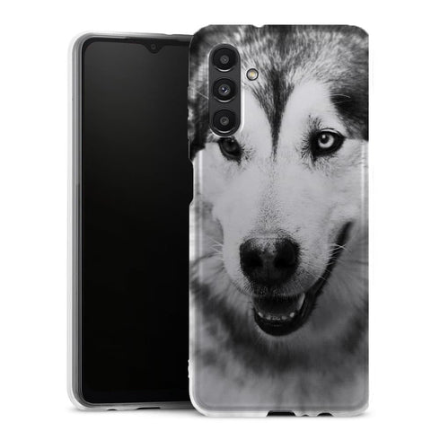 Coque Samsung Galaxy A13 5G Husky aux Yeux Clairs - MaCoquePerso