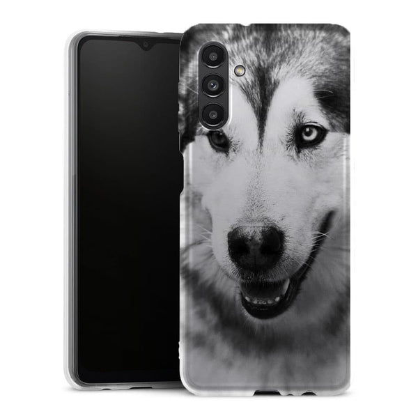 Coque Samsung Galaxy A13 5G Husky aux Yeux Clairs - MaCoquePerso