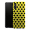 Coque Samsung Galaxy A13 5G Jaune à Pois Noirs - MaCoquePerso