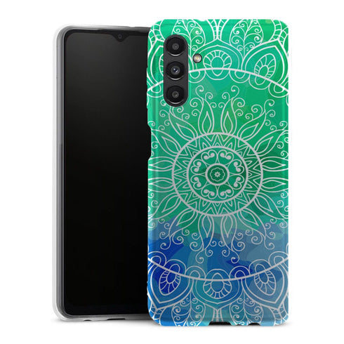 Coque Samsung Galaxy A13 5G Green deal Mandala - MaCoquePerso