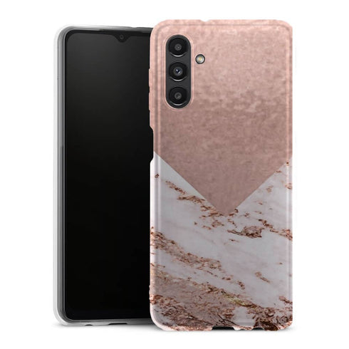 Coque Samsung Galaxy A13 5G Marbre rose chaud rose pastel - MaCoquePerso