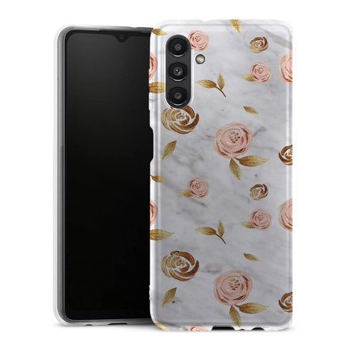 Coque Samsung Galaxy A13 5G Marbre rose dor - MaCoquePerso
