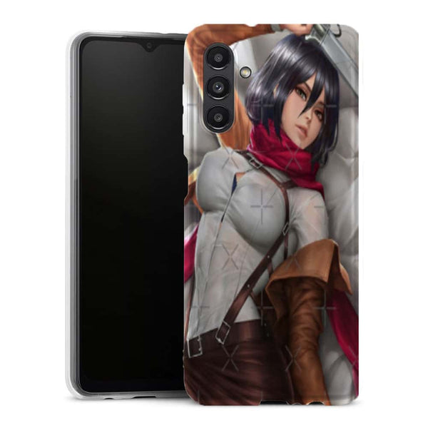 Coque Samsung Galaxy A13 5G Mikasa Attack on Titan filles sexy beau cul - MaCoquePerso