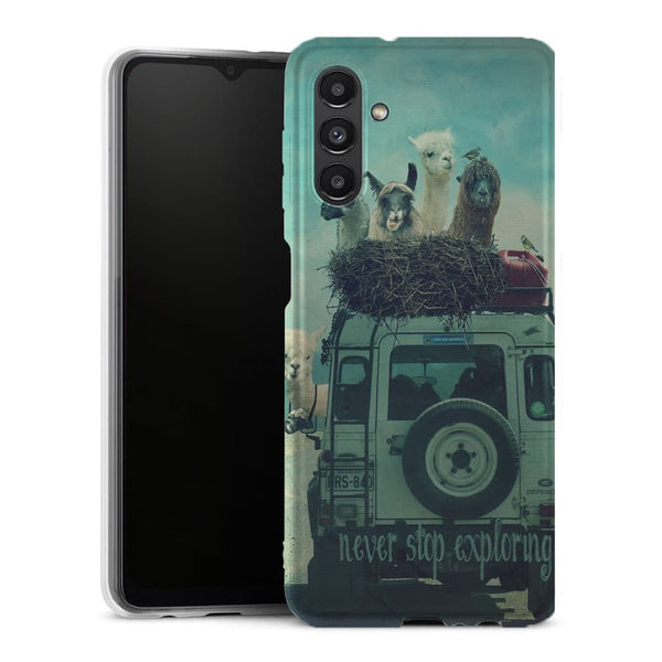 Coque Samsung Galaxy A13 5G Never Stop Exploring - MaCoquePerso