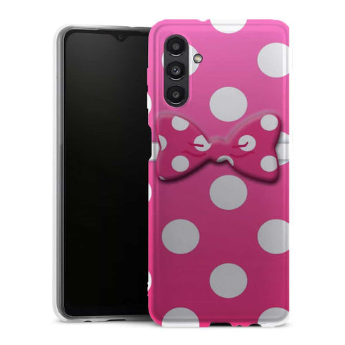 Coque Samsung Galaxy A13 5G Minnie Noeud Rose - MaCoquePerso