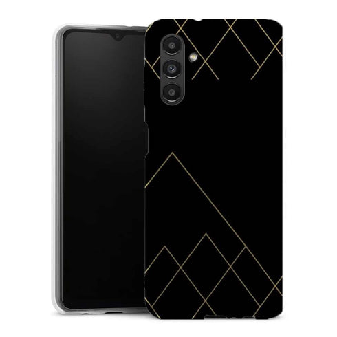 Coque Samsung Galaxy A13 5G Noir pierre sarcelle profonde - MaCoquePerso
