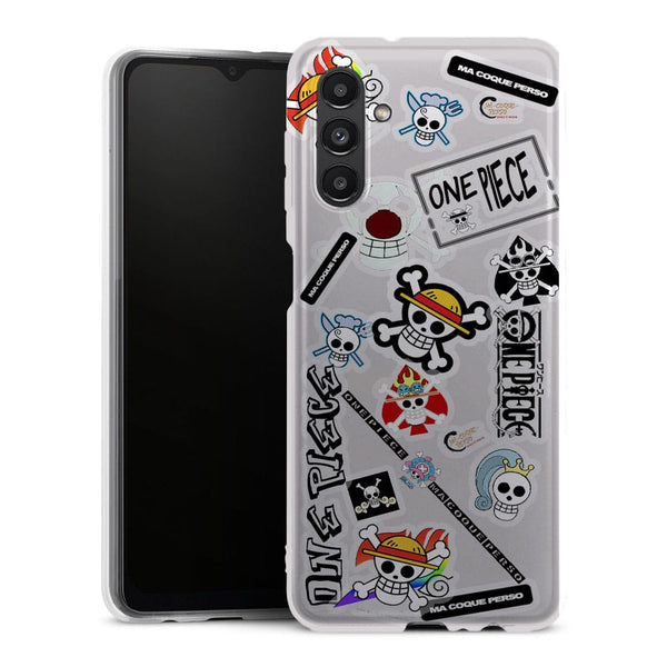 Coque Samsung Galaxy A13 5G One Piece Logo Patchwork - MaCoquePerso