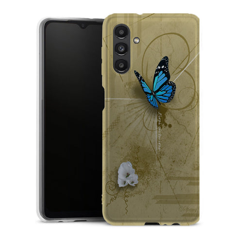 Coque Samsung Galaxy A13 5G Papillon Bleu - MaCoquePerso