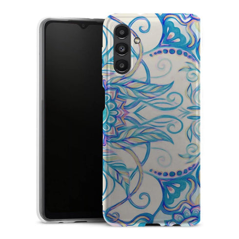 Coque Samsung Galaxy A13 5G Vintage Pearl Floral - MaCoquePerso