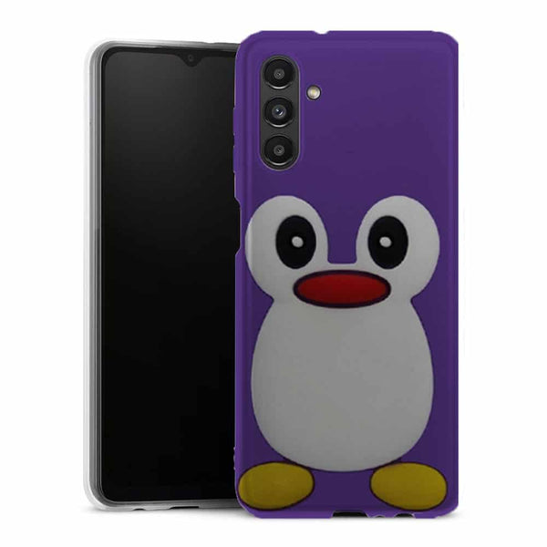 Coque Samsung Galaxy A13 5G Pingouin Violet - MaCoquePerso