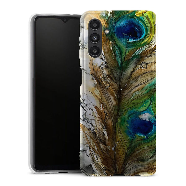 Coque Samsung Galaxy A13 5G Plume de Paon - MaCoquePerso