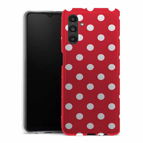 Coque Samsung Galaxy A13 5G Rouge à Pois - MaCoquePerso