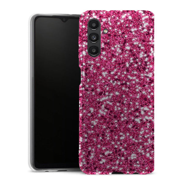 Coque Samsung Galaxy A13 5G Paillettes Roses - MaCoquePerso