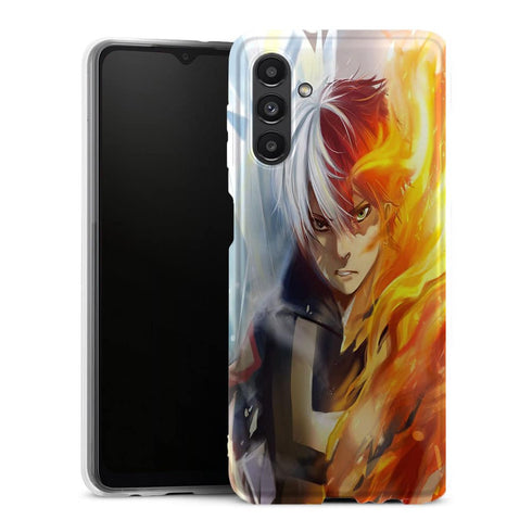 Coque Samsung Galaxy A13 5G Shoto todoroki ice and fire - MaCoquePerso