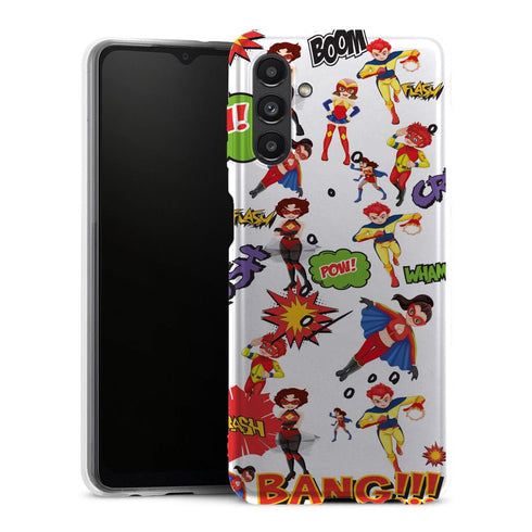 Coque Samsung Galaxy A13 5G Super Hero Blanc - MaCoquePerso