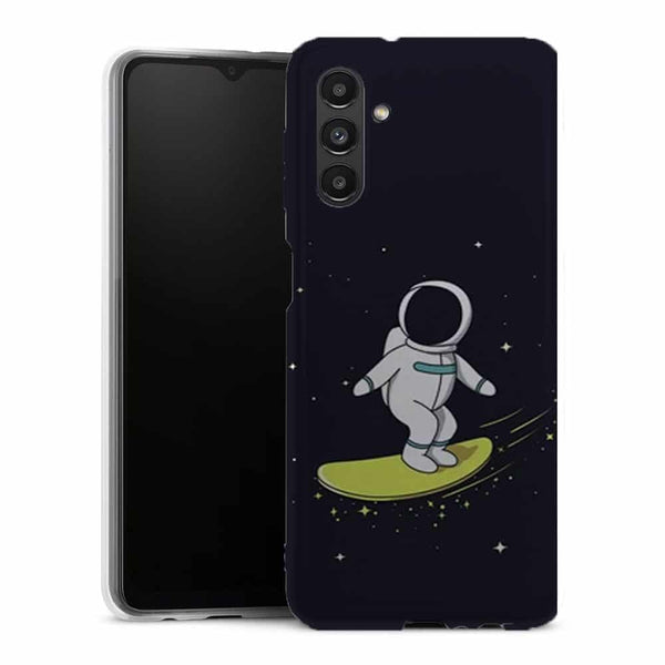 Coque Samsung Galaxy A13 5G Surf dans l'espace - MaCoquePerso