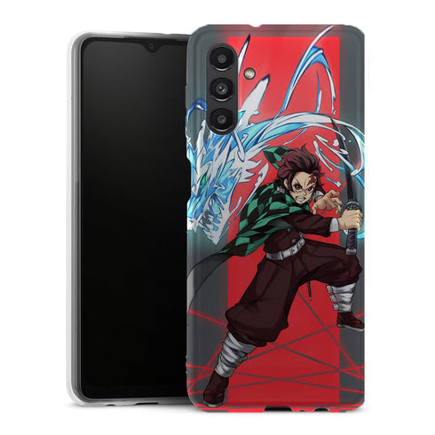 Coque Samsung Galaxy A13 5G Tanjiro Dragon Phone - MaCoquePerso