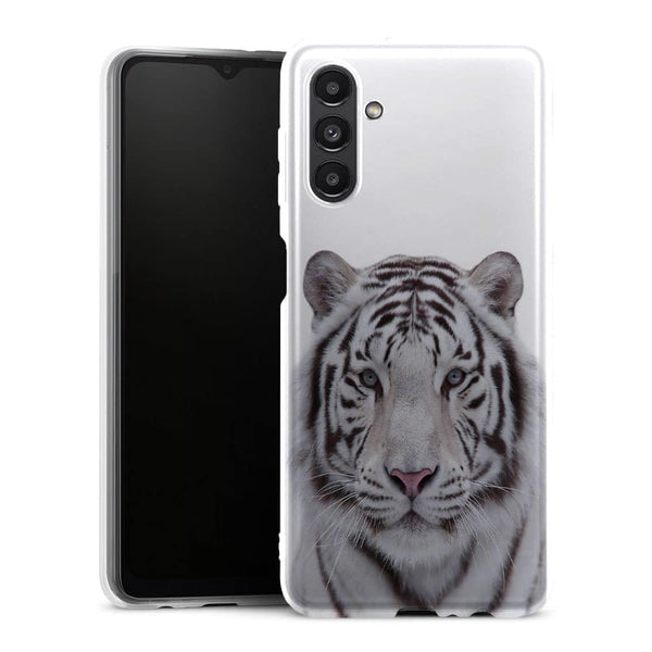 Coque pour Samsung Galaxy A13 5G Tigre Blanc - MaCoquePerso