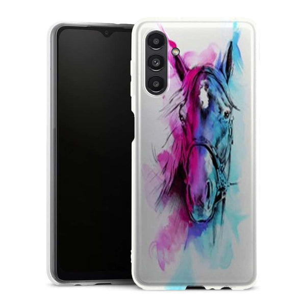 Coque Samsung Galaxy A13 5G Watercolor Horse - MaCoquePerso