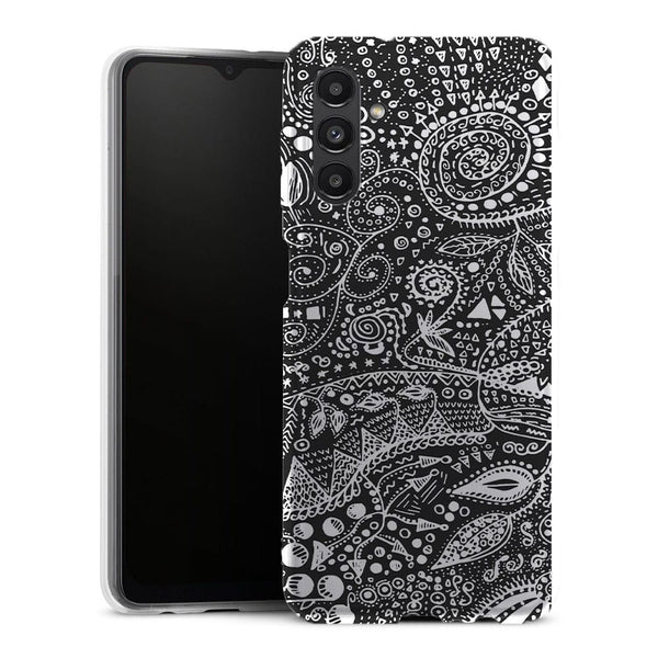 Coque Samsung Galaxy A13 5G Aztec bw handmade - MaCoquePerso