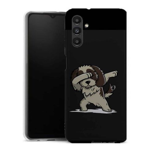 Coque Samsung Galaxy A13 5G Dog shih tzu dabbing - MaCoquePerso